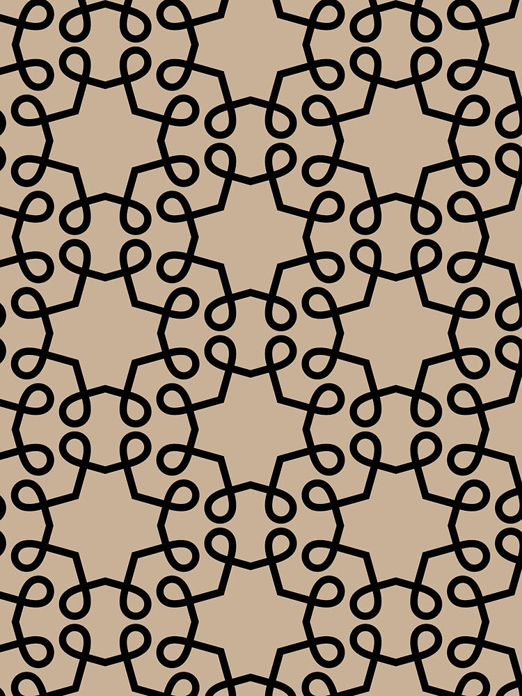 Brown and Black Minimal Swirl Shape Tile Pattern 2022 Color Trends Behr Basswood MQ2-46 - Trending Colours by ColorOfTheYears