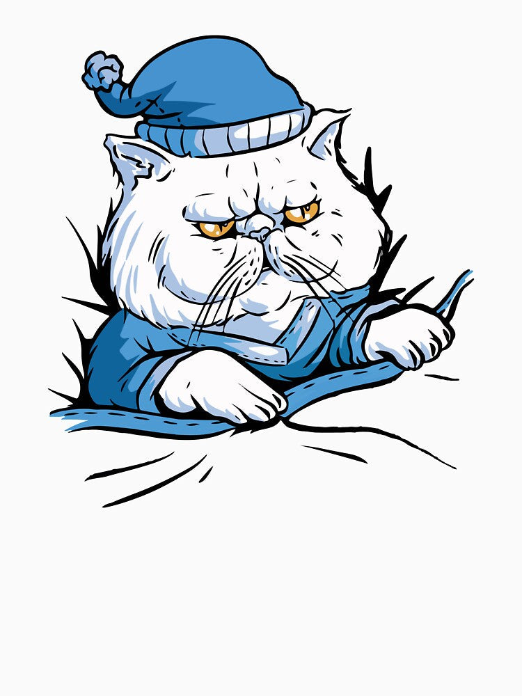 Lazy cat by zaher97 Unisex , , , Long Sleeve Tee