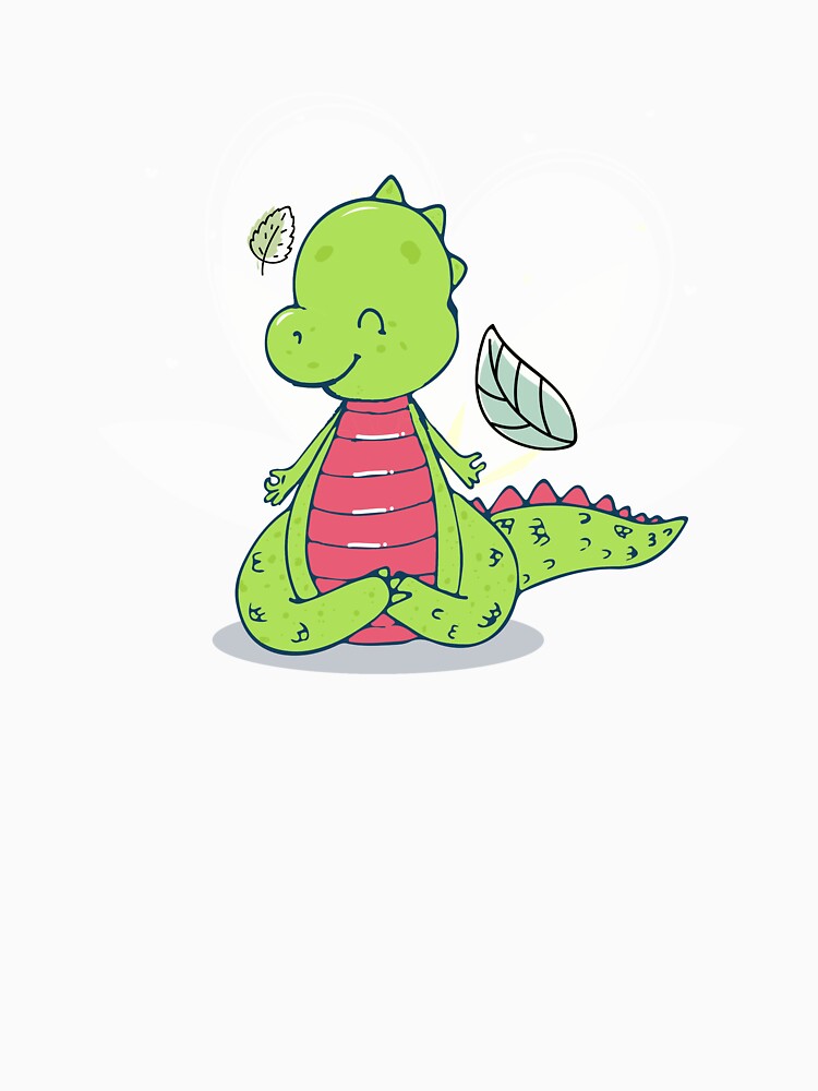 Dinosaur Meditation - Yoga Dino by iHeartDinosaurs