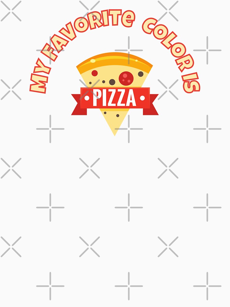 My Favorite Color Is Pizza by GleamingGiant Unisex , , , Long Sleeve Tee