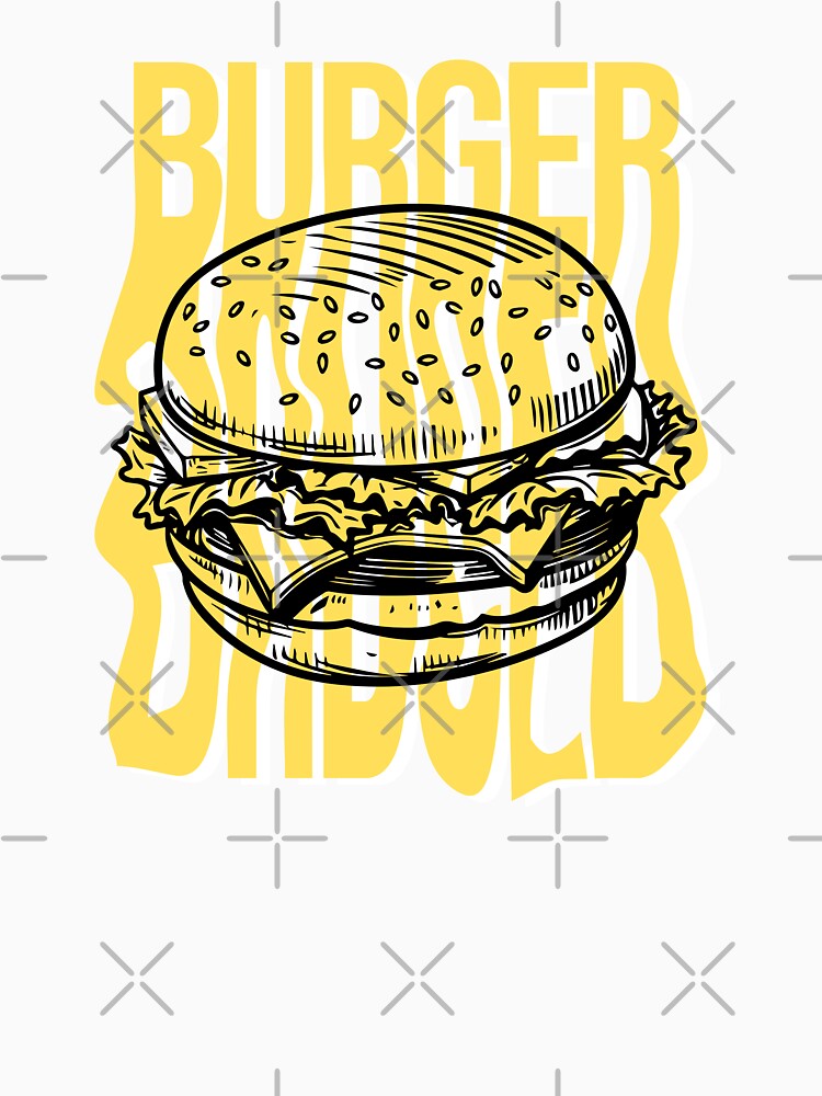 Cheese Burger by Mirsh-design Unisex , , , Long Sleeve Tee