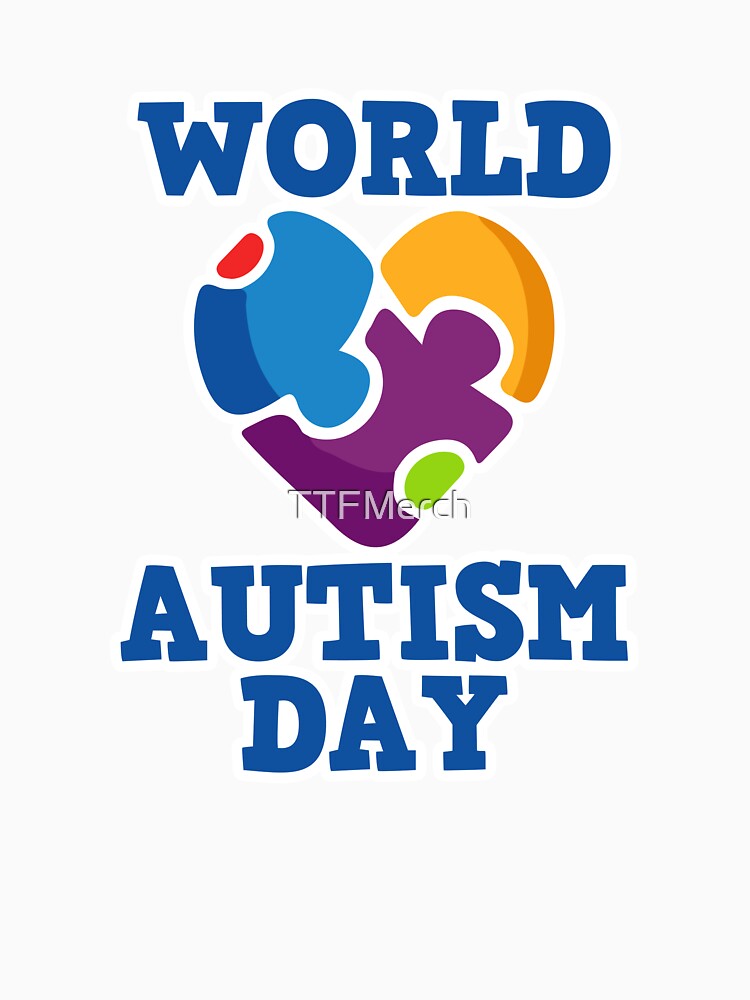World Autism Day Autism Awareness Novelty Gift by TTFMerch Unisex , , , Long Sleeve Tee
