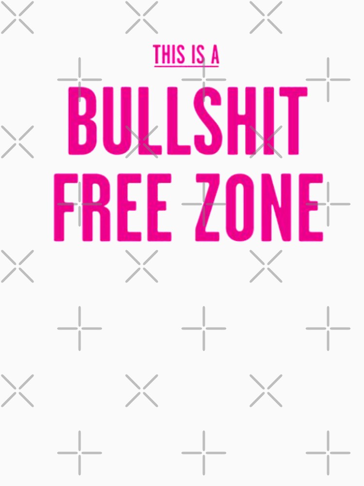 This is a bullshlt free zone t shirt by KewlMix Unisex , , , Long Sleeve Tee