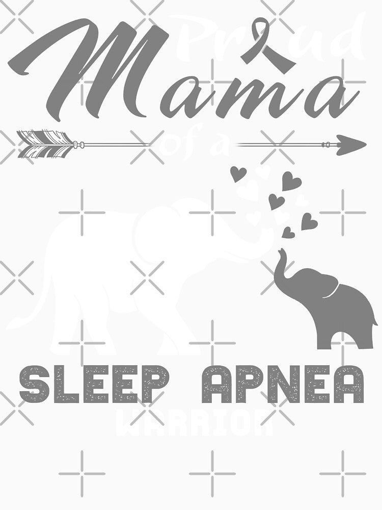 Proud Mama Of A Sleep Apnea Warrior by heppenp Unisex , , , Long Sleeve Tee