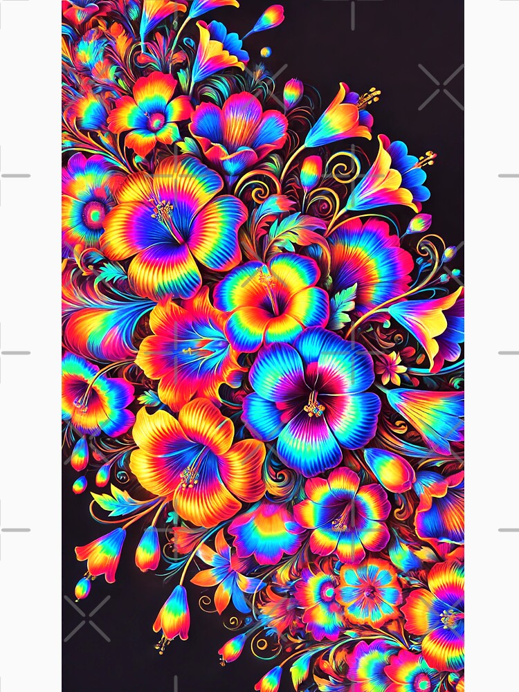 Vivid Floral Fantasy by WheelieGdArt