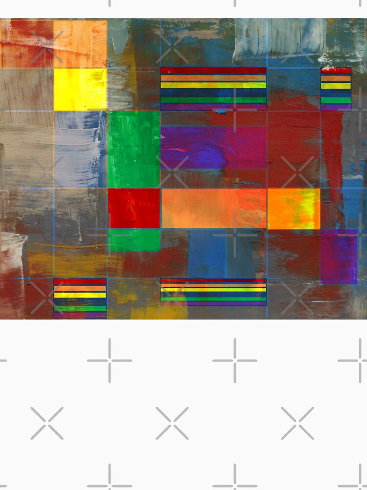 Mid-Century Modern 2.5.3 Rainbow Pride Graffiti by Old Urban Farmhouse Design Studio
