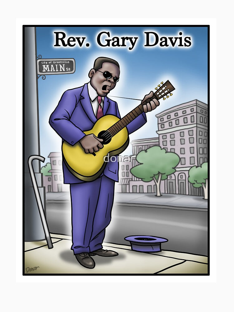 Reverend Gary Davis by donar Unisex , , , Long Sleeve Tee