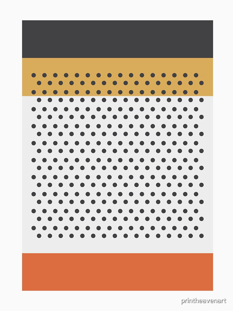 Dot Pattern Mid Century Modern by printheavenart