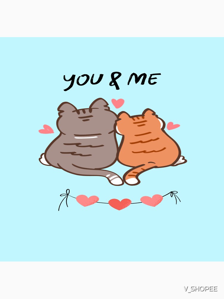 Cat love by V_SHOPEE Unisex , , , Long Sleeve Tee