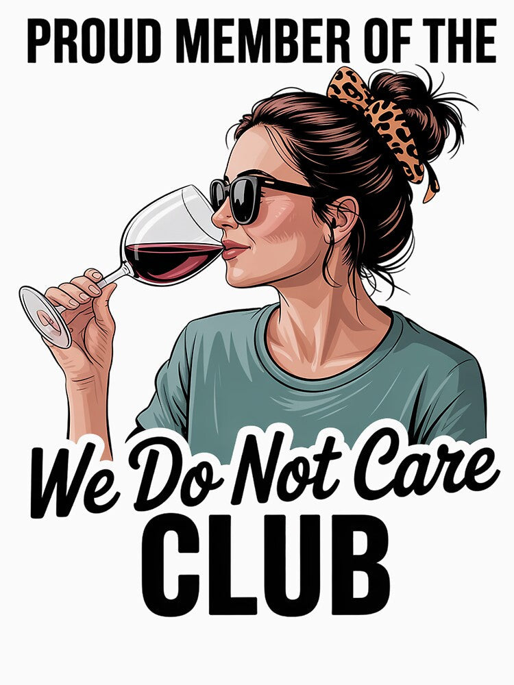 We Do Not Care Club by SlogariArt Unisex , , , Long Sleeve Tee