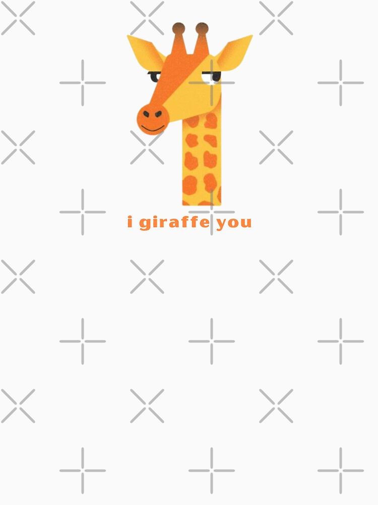 I Giraffe You - Cute Pun | TeeHee Puns Funny Design by TeeHee Puns Unisex , , , Long Sleeve Tee