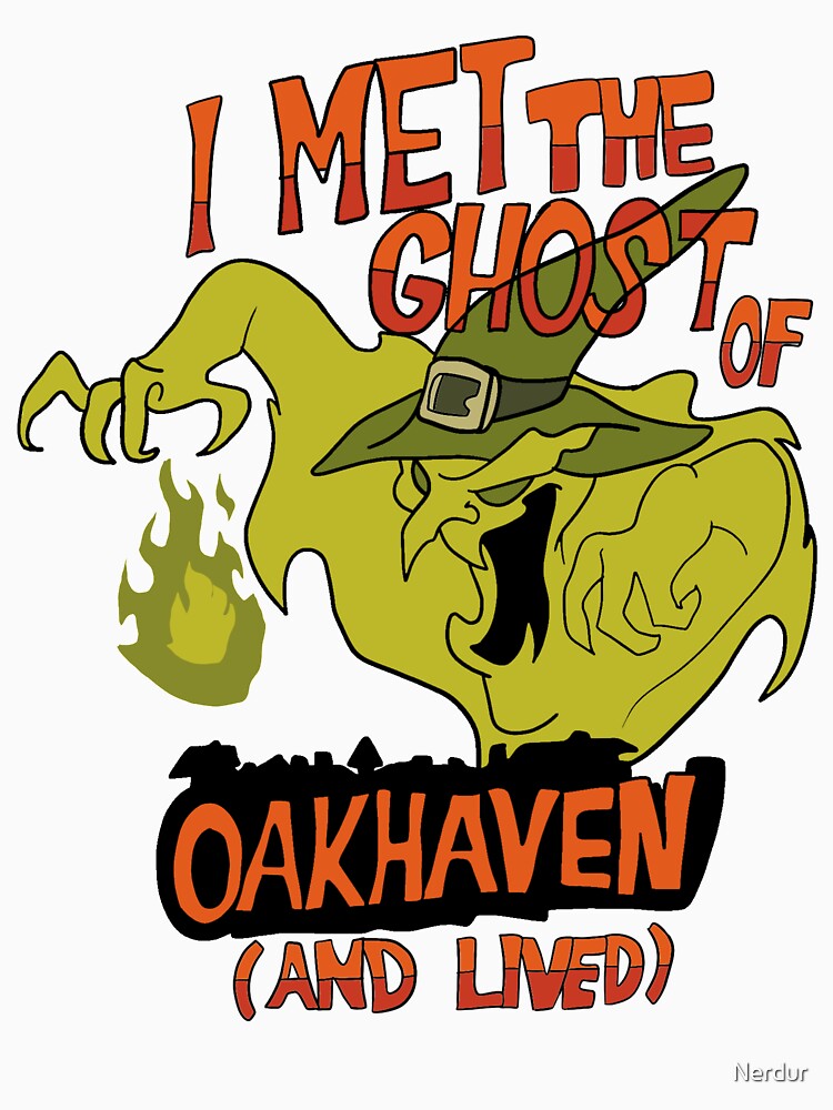 I Met the Ghost of Oakhaven and Lived by Nerdur Unisex , , , Long Sleeve Tee