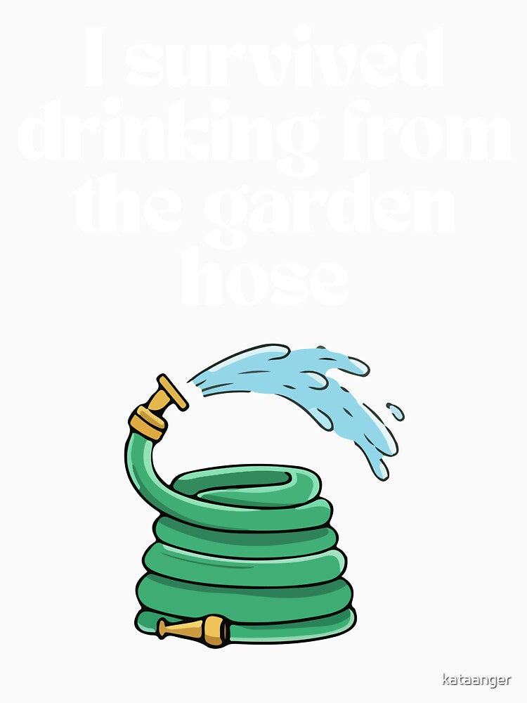 Garden hose white by kataanger Unisex , , , Long Sleeve Tee