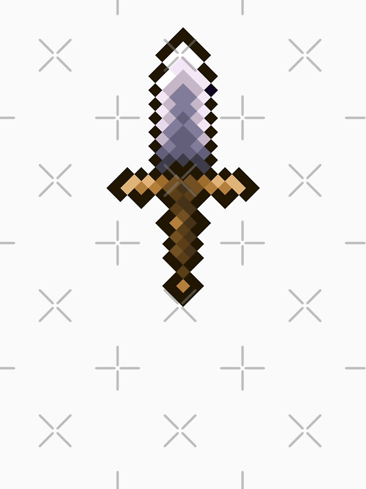 Sword Pixel Art Fantasy Sprite by LudwikeArts Unisex , , , Long Sleeve Tee