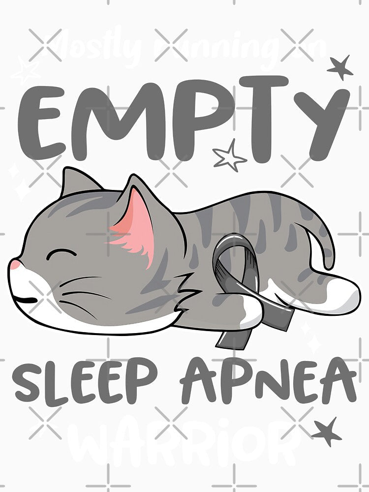 Sleep Apnea Awareness, Mostly Running on Sleep Apnea Warrior by Tammyilaria Unisex , , , Long Sleeve Tee