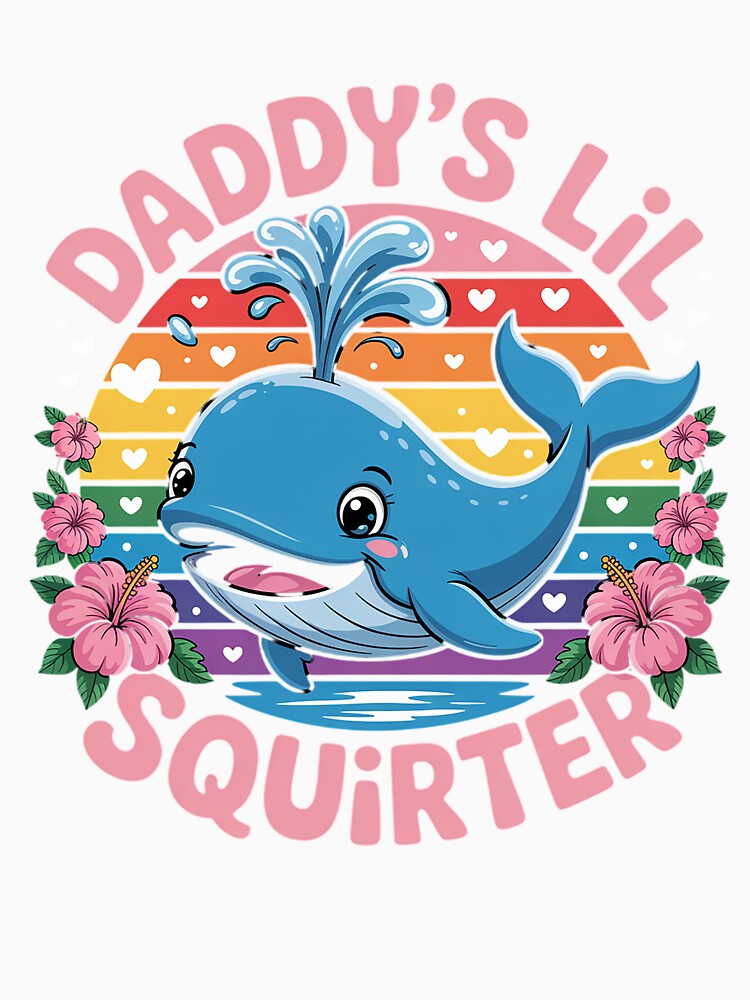Inappropriate Funny Daddy's Lil Squirter Embarrassing Women by khorbiasieno Unisex , , , Long Sleeve Tee