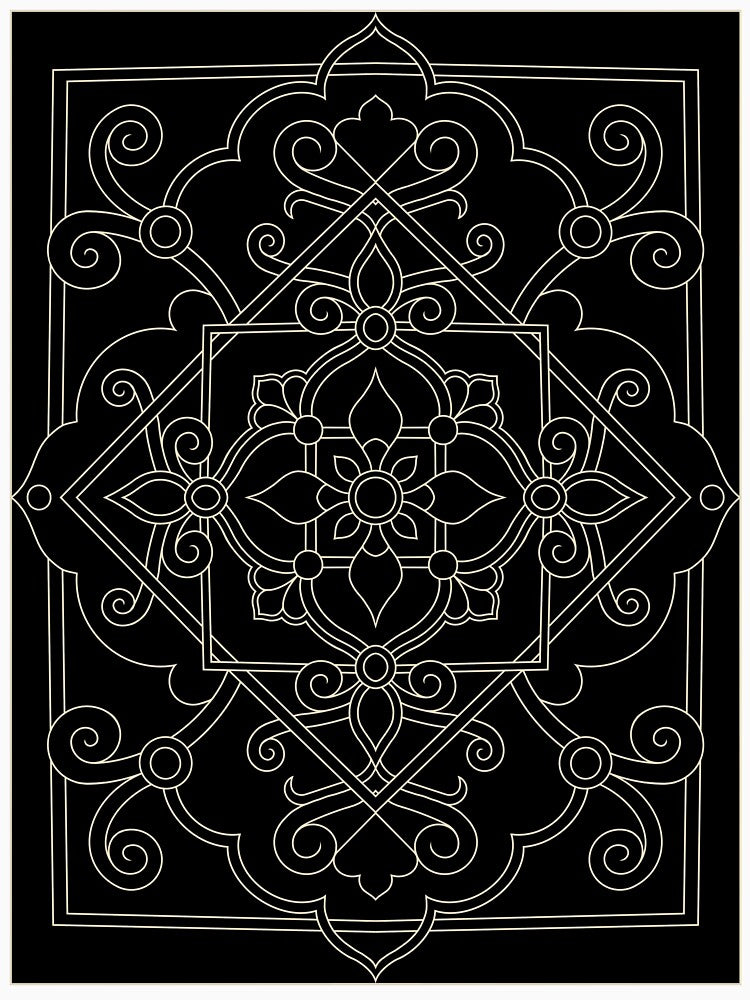 Black Mandala by SaranAmrita