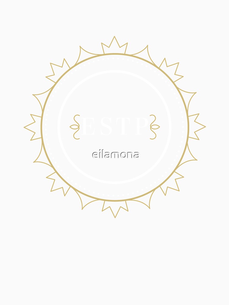 ESTP Ornamental Insignia (dark) by eilamona Unisex , , , Long Sleeve Tee