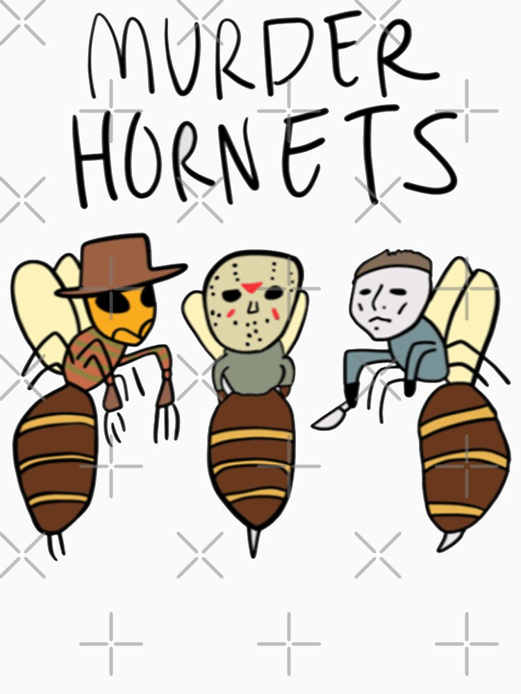 Murder Hornets Bees Freddy Jason Myers shirt by MICHAELLATERRY Unisex , , , Long Sleeve Tee