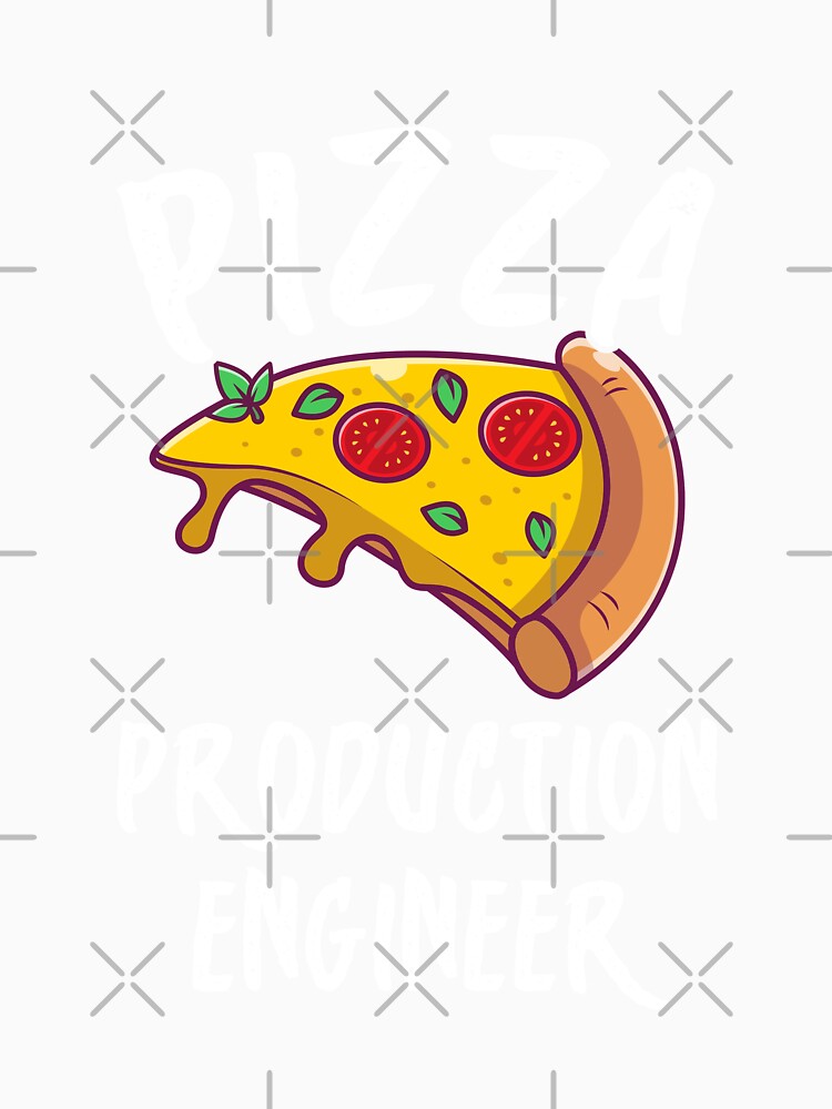 Pizza Production Engineer - Pizza Lover Foodie by Alaadin Bendali Braham Unisex , , , Long Sleeve Tee