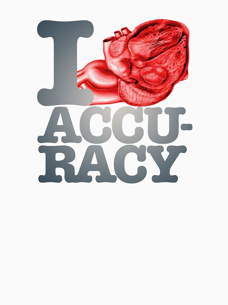 I heart accuracy. v.3 by x1brett Unisex , , , Long Sleeve Tee