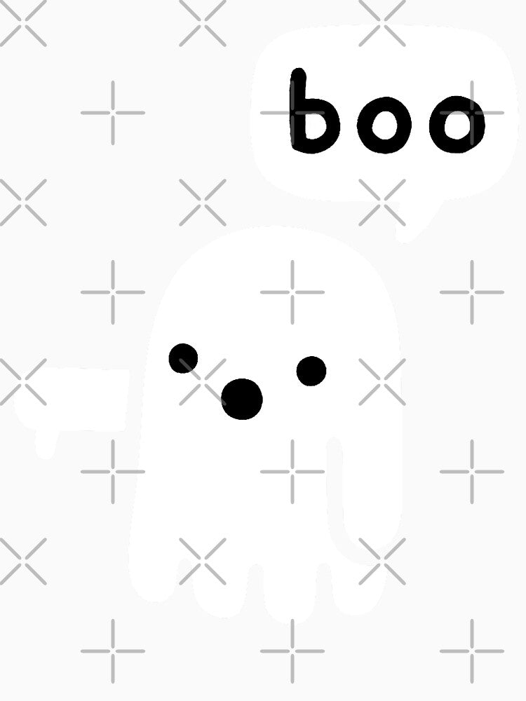 Ghost of Disapproval - Funny Cute Boo by Caticats Unisex , , , Long Sleeve Tee