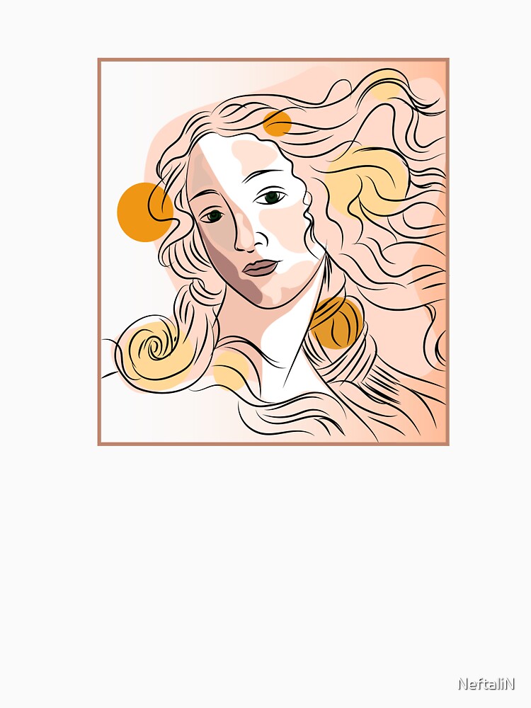 Botticelli's Venus by NeftaliN Unisex , , , Long Sleeve Tee