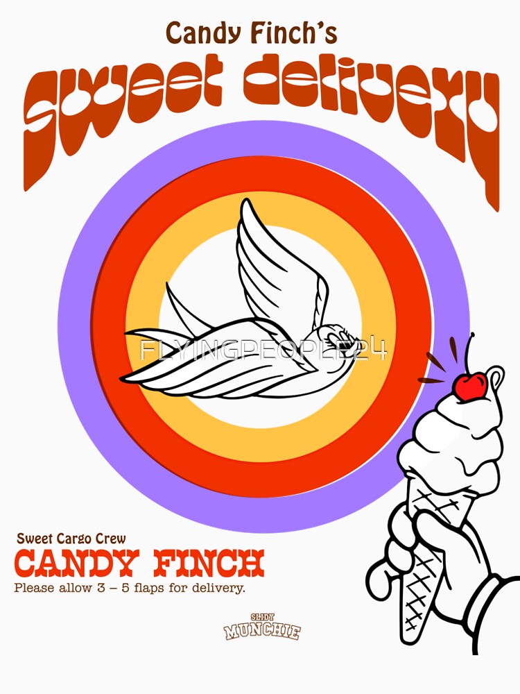 SWEET DELIVERY | Retro Cartoon Candy Bomb by FLYINGPEOPLE24 Unisex , , , Long Sleeve Tee