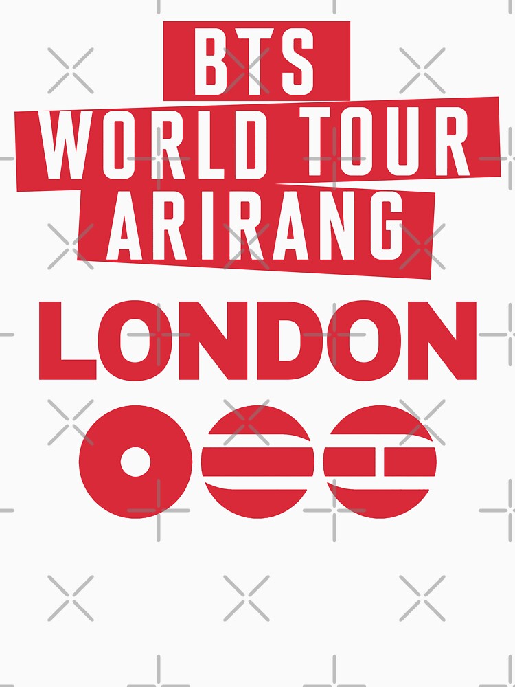 BTS World Tour 2026 Arirang. LONDON. by EunsooLee Unisex , , , Long Sleeve Tee