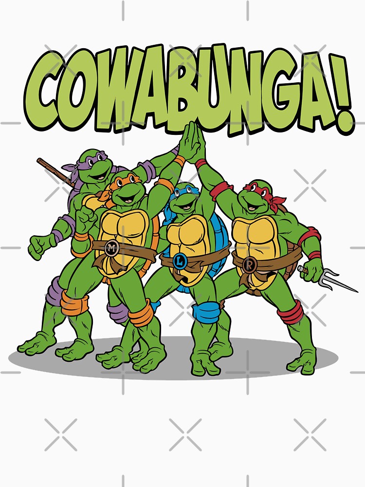 Cowabunga High Five - Mutant Ninja Turtles Group Hug by Krasnovaovaova Unisex , , , Long Sleeve Tee