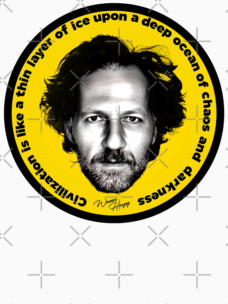 Werner Herzog 'Ocean of Chaos and Darkness' by ourkid Unisex , , , Long Sleeve Tee