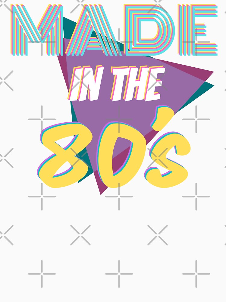 Made in the 80s by 2MdesignStore Unisex , , , Long Sleeve Tee