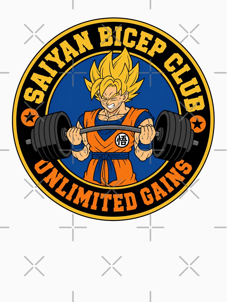 SAIYAN BICEP CLUB by brexastore Unisex , , , Long Sleeve Tee