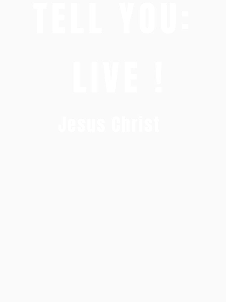 The authoritative words of Jesus Christ by Jaskiniaadullam Unisex , , , Long Sleeve Tee