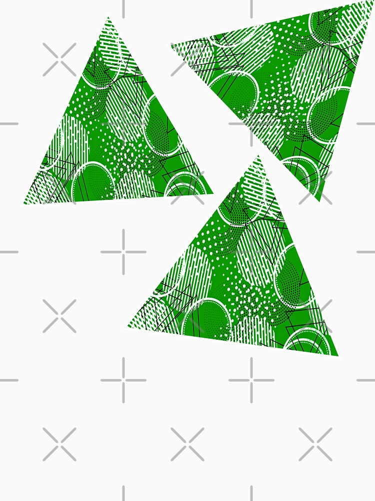 White and Black Retro Rhythms with Green Background by atroffire