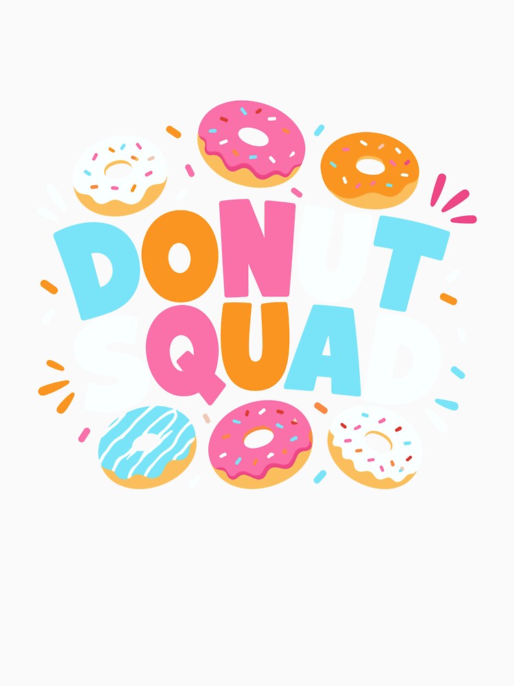 Donut Squad Sweet Treat Crew by VibeWear2026 Unisex , , , Long Sleeve Tee