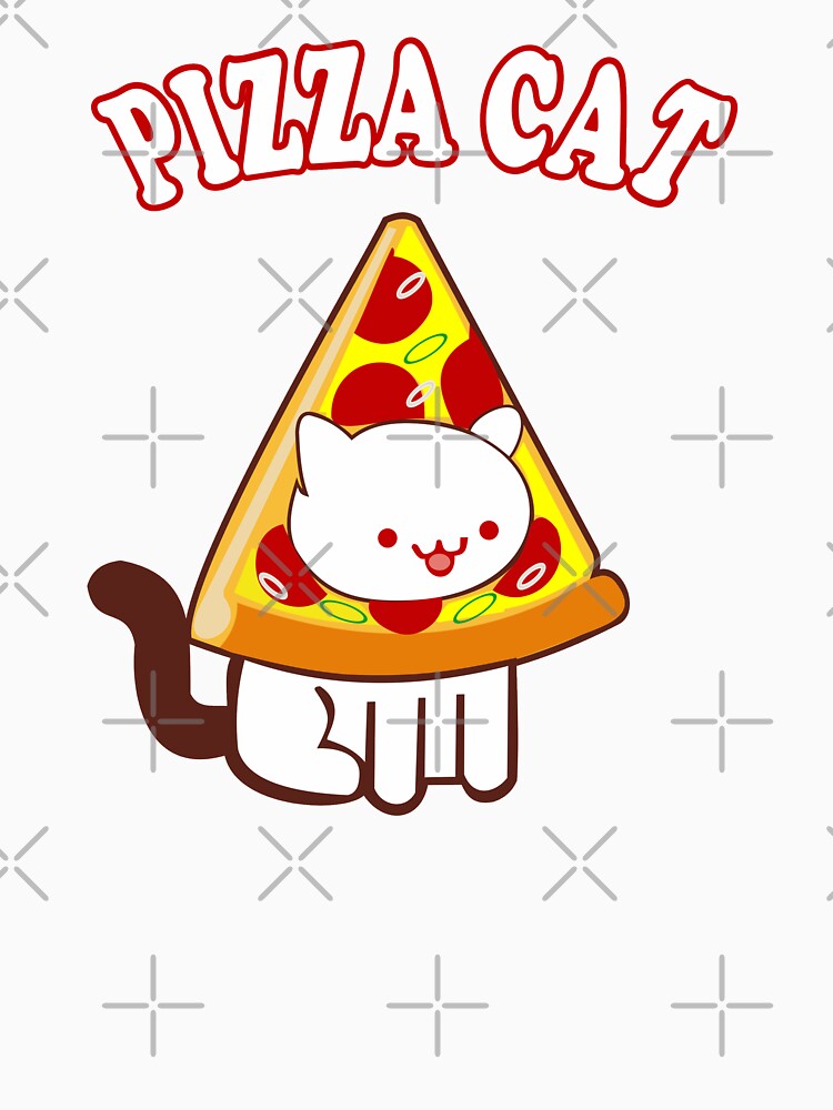 Pizza Cat by crazydesigns007 Unisex , , , Long Sleeve Tee