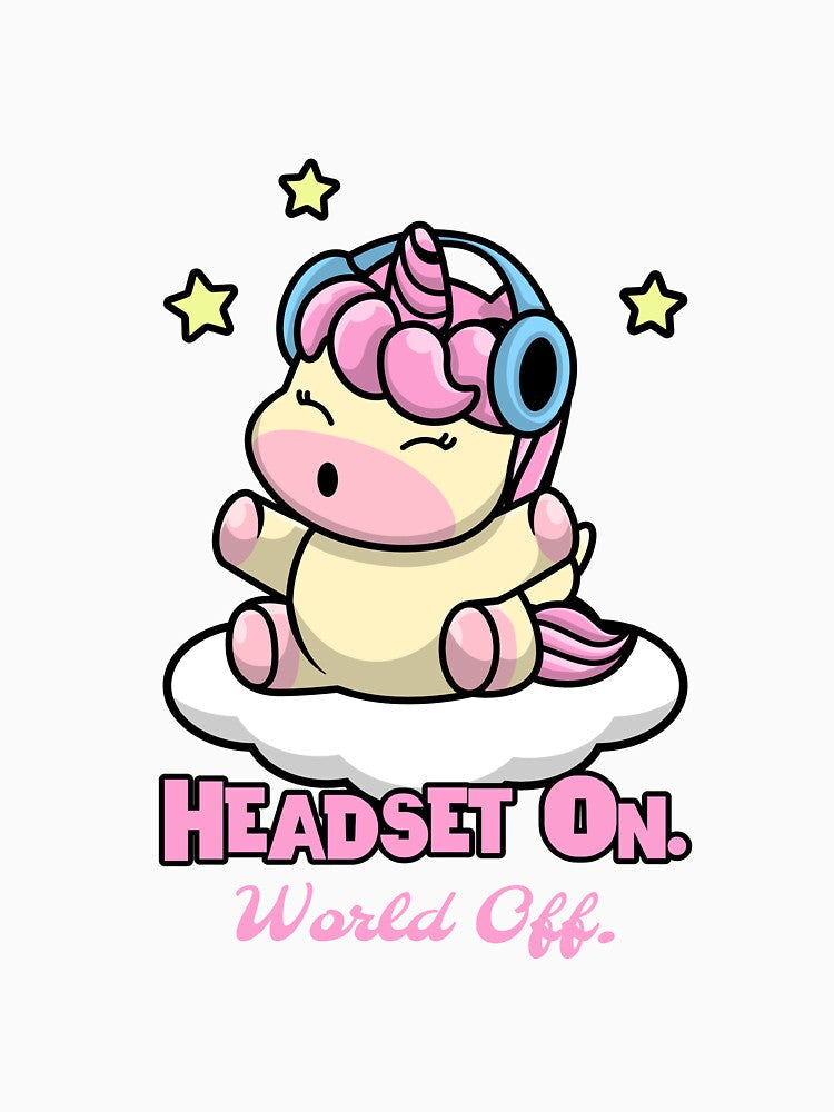 Headset On. World Off. by CharsTeeParty Unisex , , , Long Sleeve Tee