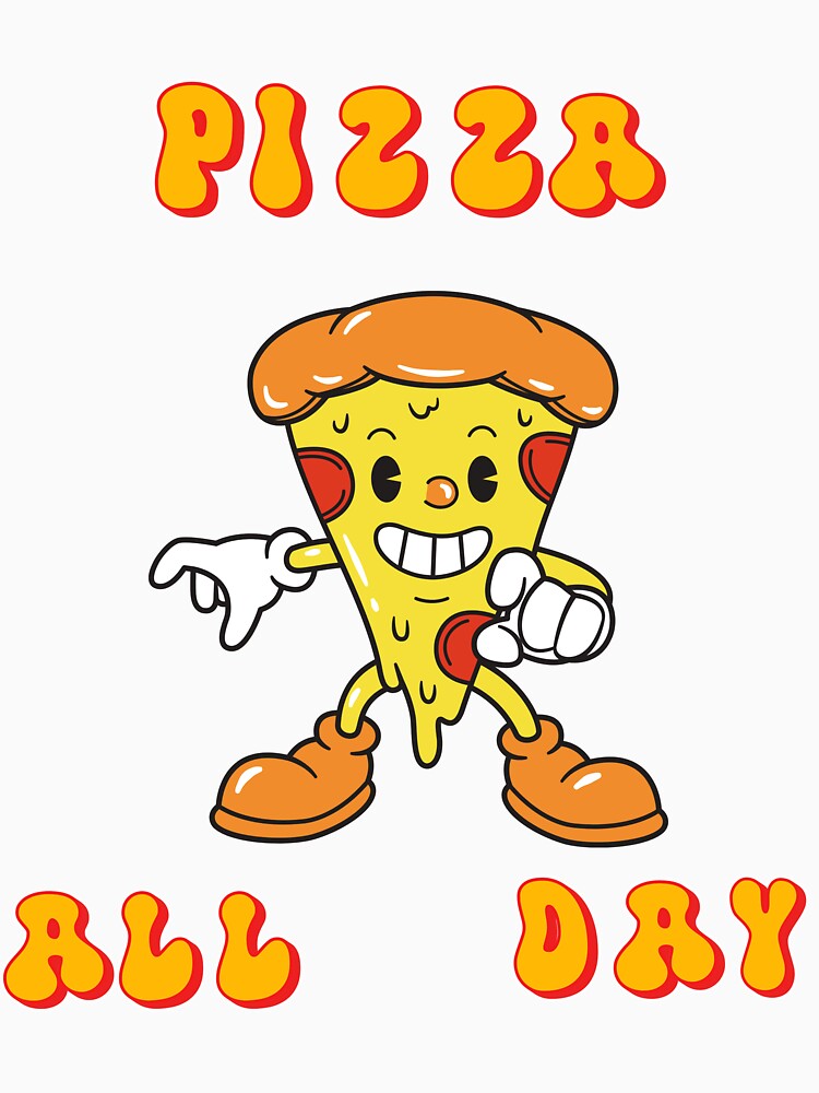 Pizza All Day by Kaidynz Unisex , , , Long Sleeve Tee