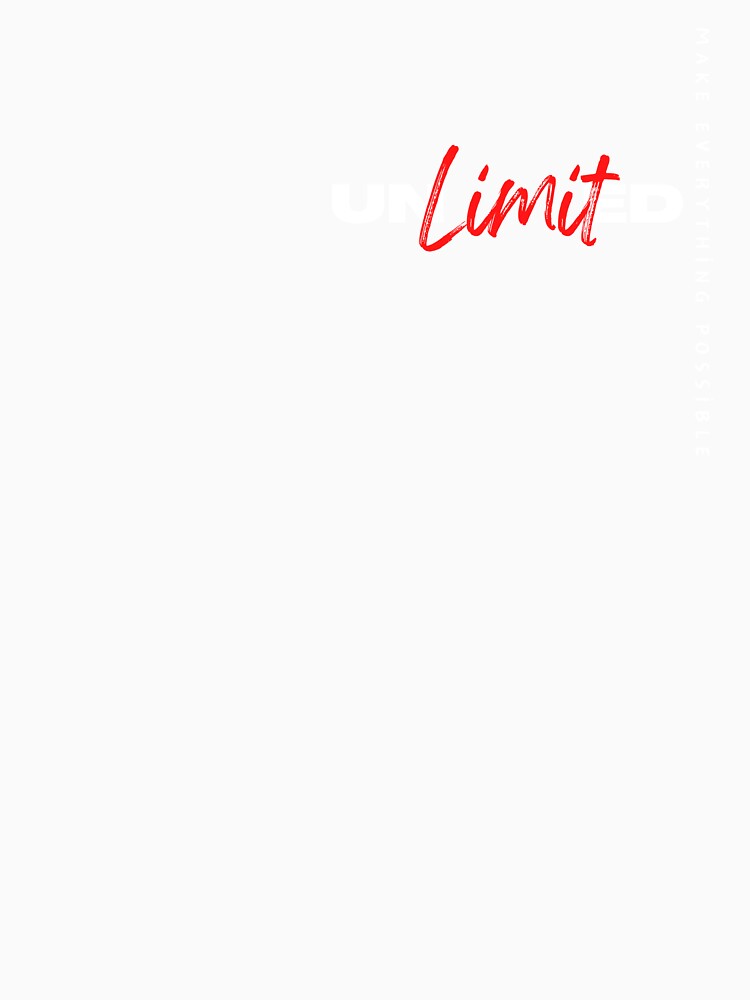 Unlimited by BTCdesing Unisex , , , Long Sleeve Tee