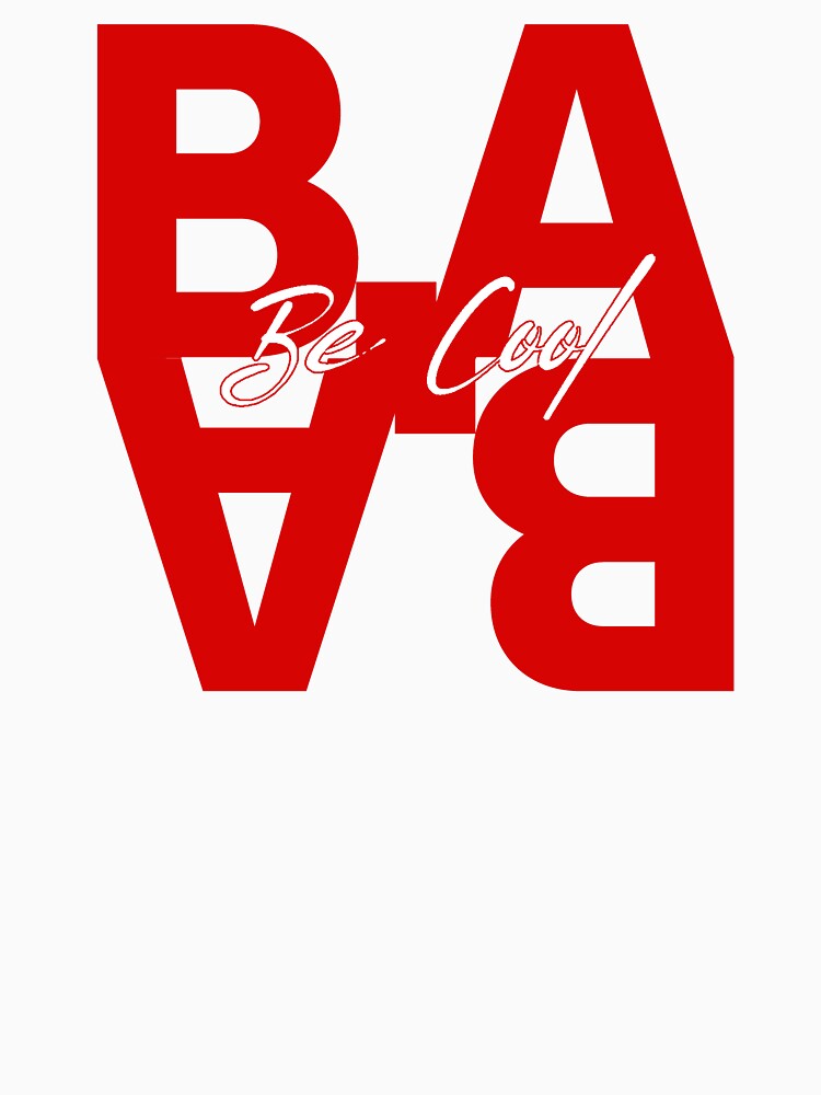 B.A “Be Cool” Bold Typography by B.A Design Unisex , , , Long Sleeve Tee