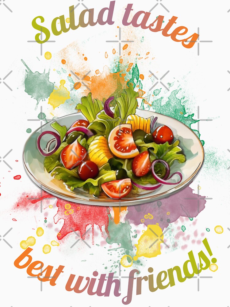Colorful vegetable salad by HarridanCreates
