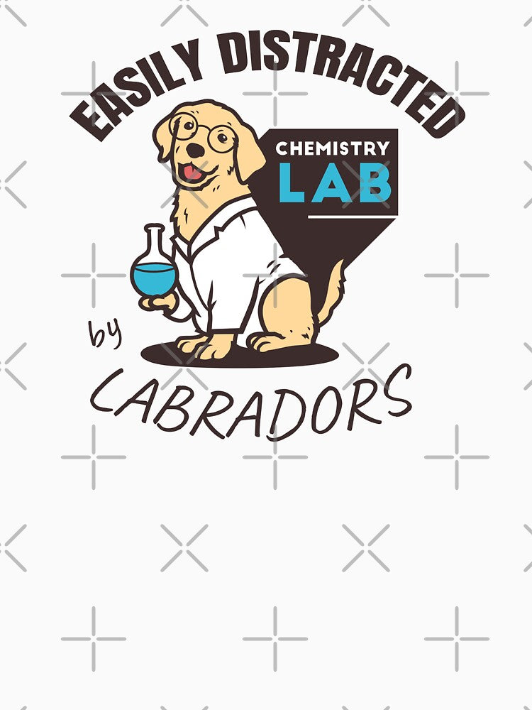 Easily distracted by Labradors by Wooden-rack Unisex , , , Long Sleeve Tee
