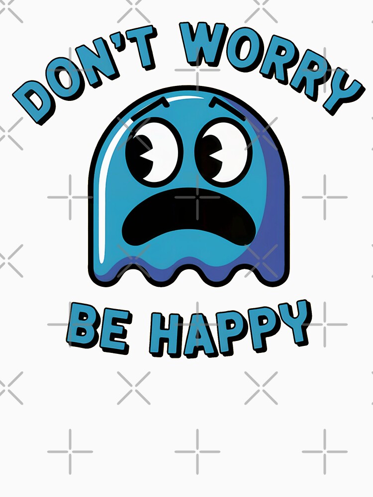 Don't Worry be Happy by Corpsecutter Unisex , , , Long Sleeve Tee