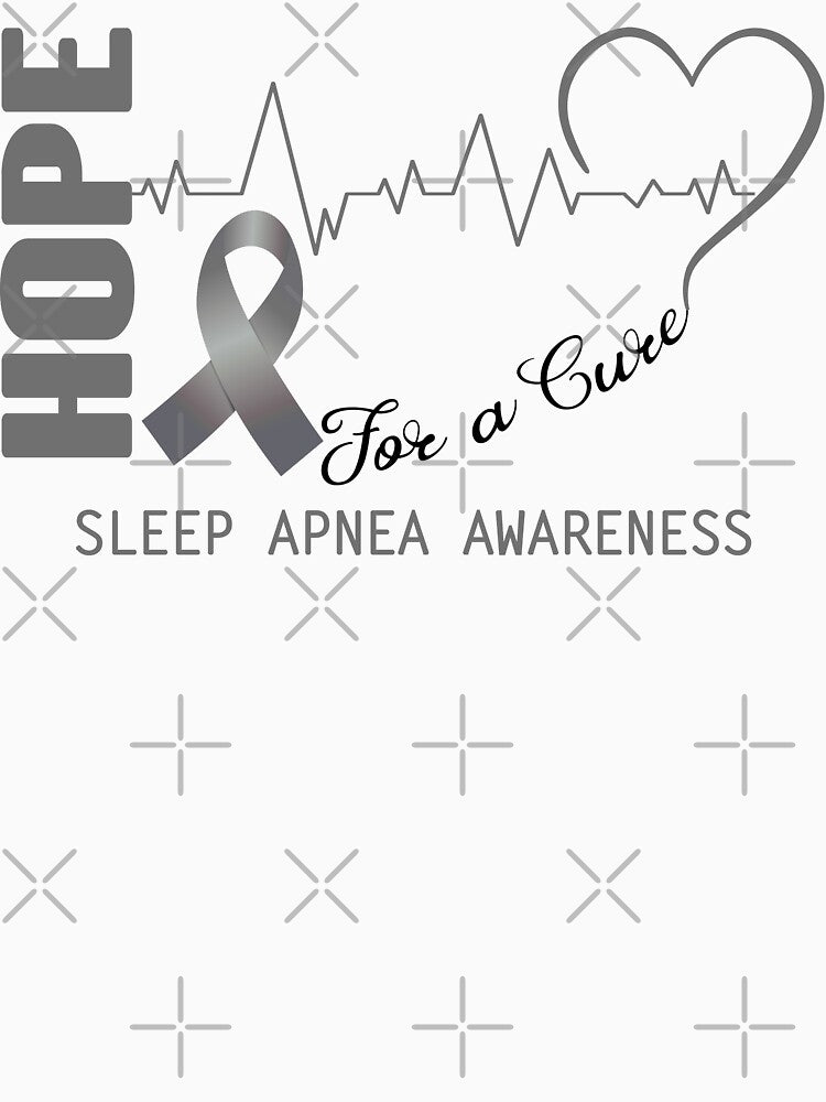 Hope For A Cure Sleep Apnea Awareness by frechettee Unisex , , , Long Sleeve Tee