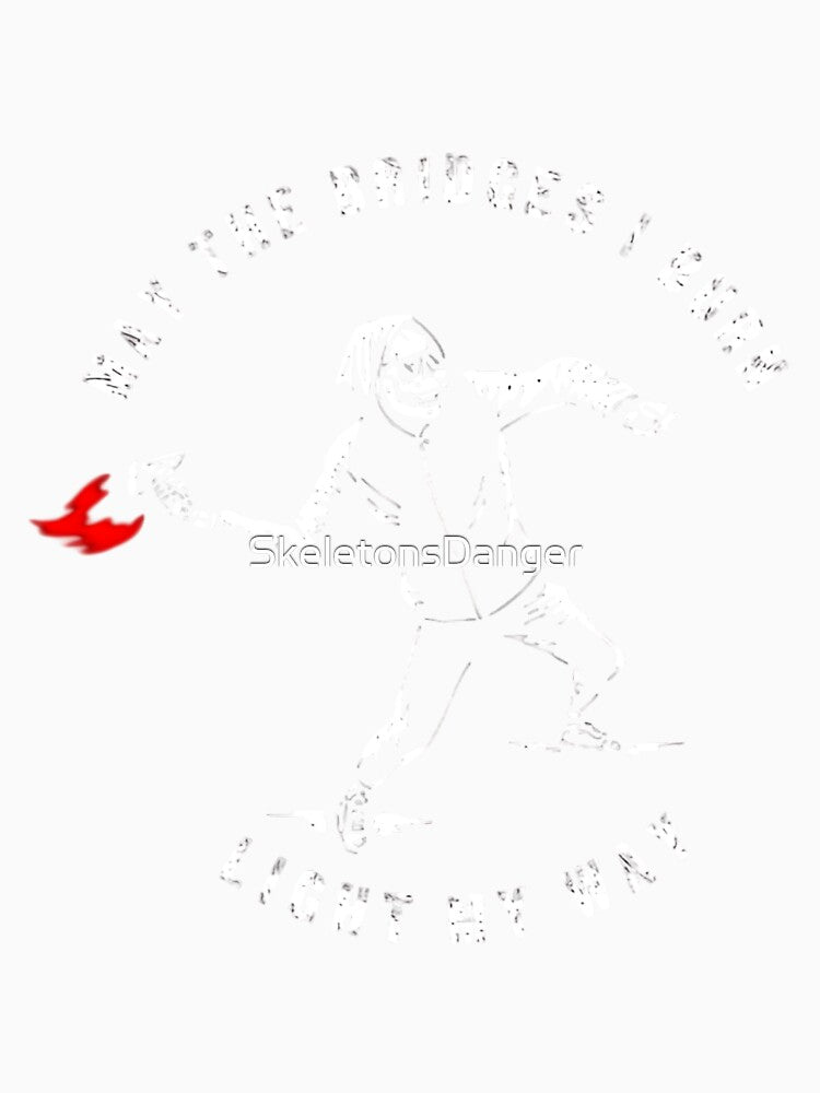 May The Bridges I Burn Light The Way Bold Humor Quote by SkeletonsDanger Unisex , , , Long Sleeve Tee