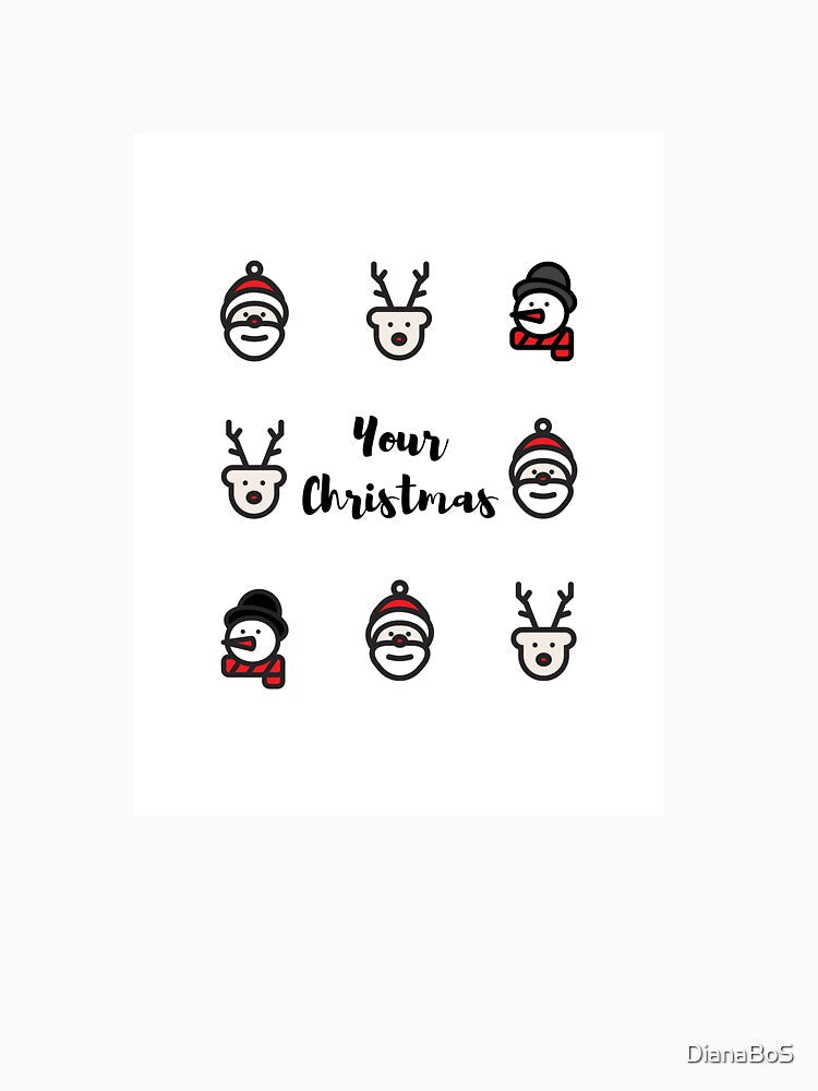 ”Your Christmas” Christmas details by DianaBoS Unisex , , , Long Sleeve Tee