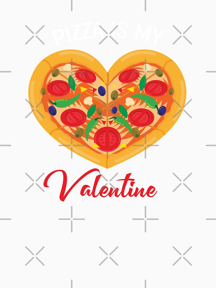 Pizza Is My Valentine by Alpha555 Unisex , , , Long Sleeve Tee