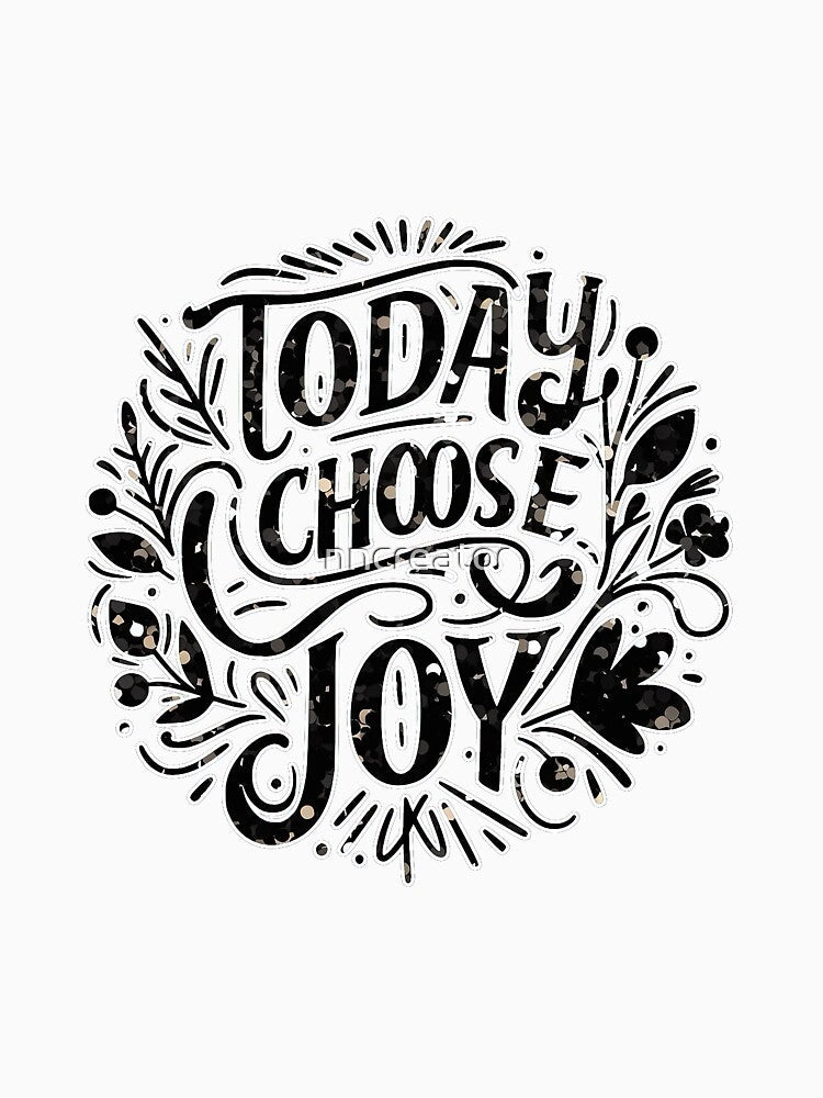 Today I Choose Joy Inspirational Tee by nncreator Unisex , , , Long Sleeve Tee