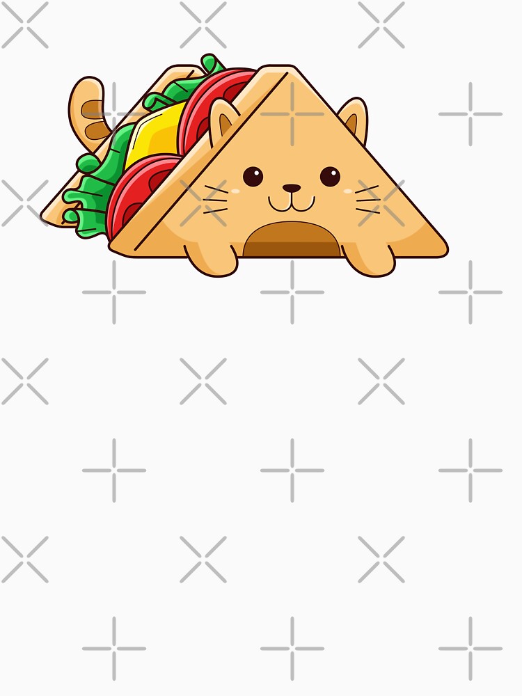 Yummy Cute Cat Kawaii Sandwich by PosterpartyCo Unisex , , , Long Sleeve Tee
